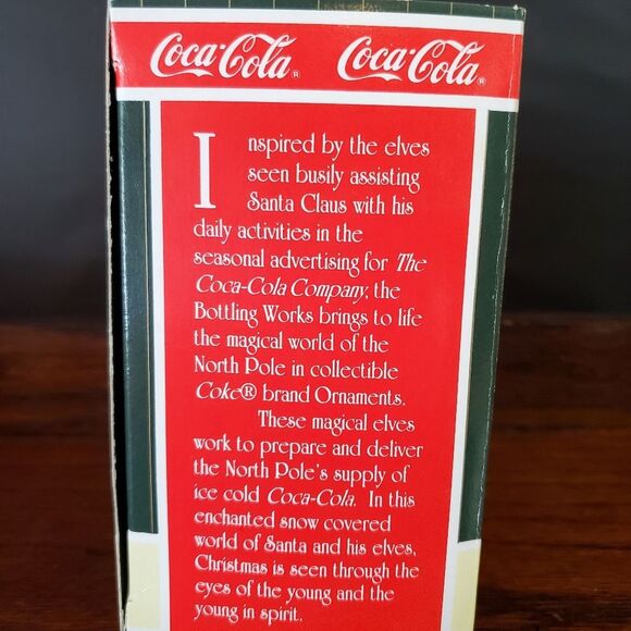 VTG Coca-Cola Bottling Works Collection Christmas Tree Ornament 1996 - Picture 5 of 7